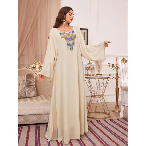 لباس ابای پروانه دوزی شیک