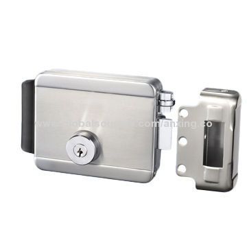 Stainless Steel Lock/Electric Rim Lock, CE-approved