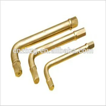 Forging znic galvanizing aluminium & Beryllium bronze Hexagon Key,Non Sparking Safety Tools for Petroleum