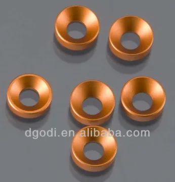 color anodized aluminum cone washer, aluminum washer