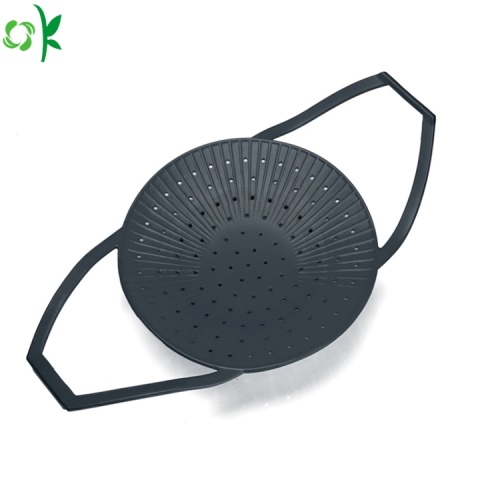 Silicone Kitchen Drain Basket untuk Buah Sayuran