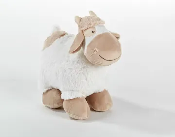 Classic White Plush Cow Toys for Kids