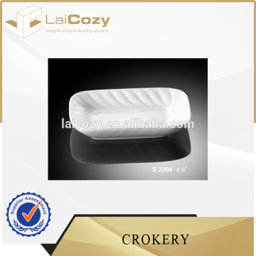 Hotel crockery/hotel and restaurant saucer/ ceramic saucer sets