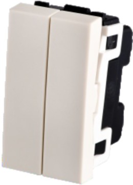 2-Gang 1-Way Switch 16A 250V~