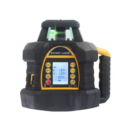 High Quality Green Red Beam Anti-Shocking LCD Auto Self-Leveling Rotary Laser Levels for Agriculture