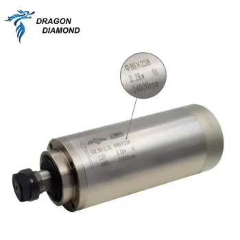 Dragon Diamond High-Power CNC Router Water Cooling Spindle Motors for Engraving Machine Parts - 5.5KW, 3KW, 2.2KW