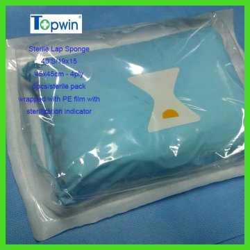 45x45cm pre-washed sterile lap sponge
