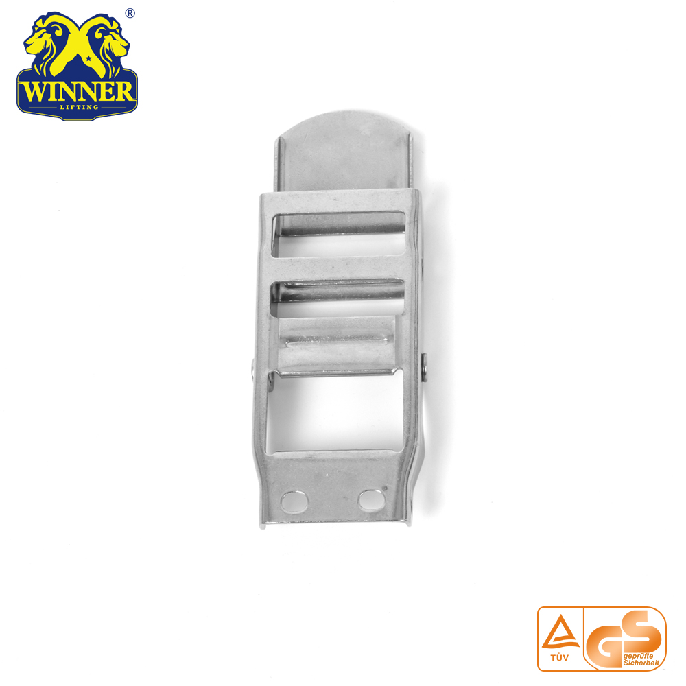 White Zinc Overcenter Buckles Webbing Buckle For Lashing Belt