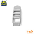 White Zinc Overcenter Buckles Webbing Buckle For Lashing Belt