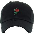 Blomster elsker gode vibes baseball cap justerbar unisex