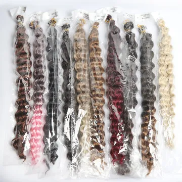 22 Inch Ocean Wave Crochet Hair Wave Deep Twist Braiding Hair Deep Ripple Crochet Synthetic Braids Hair Extension