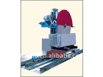 Single arm automatic block blade cutting machine