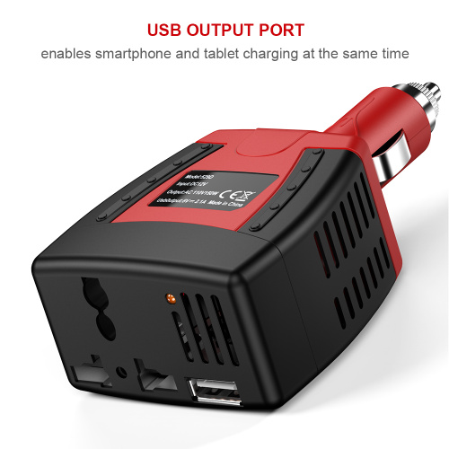 Autowechselrichter mit USB Autoadapter 150W