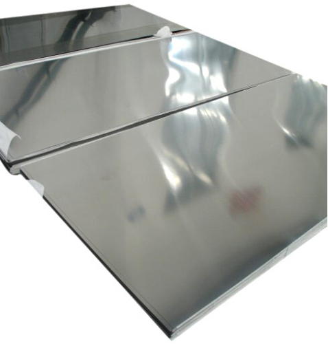 Non-magnetic stainless steel plate