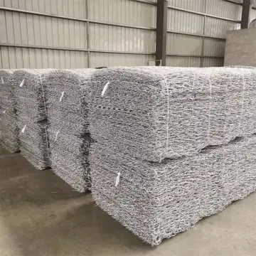 Galvanized Steel Wire Mesh Gabion Fence and Retaining Wall
