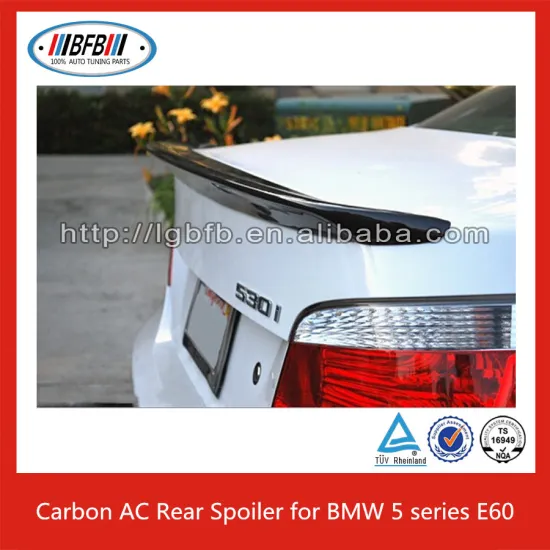 AC carbon fiber trunk spoiler for bmw 5 series E60 06-10
