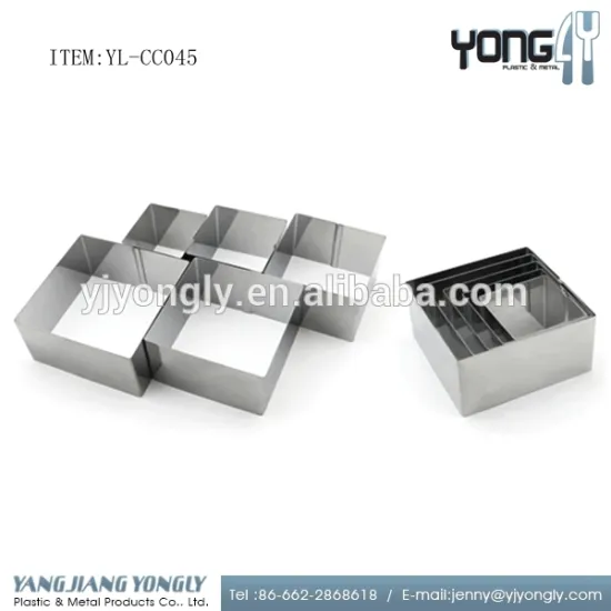 Pastry Rings Stainless Steel cake mold