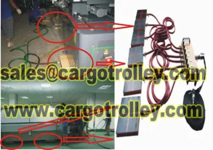Air bearing skids applications