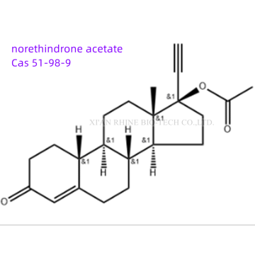 Poudre d&#39;œstrogène norethindrone acétate CAS51-98-9