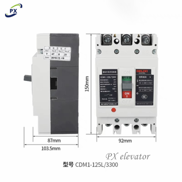 CDM1L-125L/3300 Electrical Plastic Case di protezione delle perdite Interruttore Interruttore Contattore