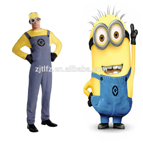 Wholesale New style movie Despicable Me Minions costume adult anime cosplay costume in stock