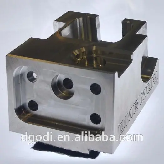 heavy machinery parts produced by 5-axis DMG Mori CNC machine