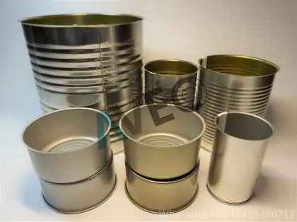 Round Tin Cans for canned food