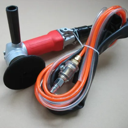Top Handheld Pneumatic Stone Polisher with Rear Exhaust