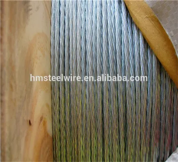 1x7 Galvanized Steel Wire Strand for Messenger Wire