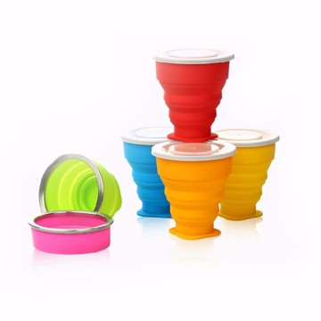 Portable Foldable Reusable Silicone Collapsible Travel Coffee Cup