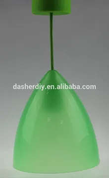 High quality Green color plastic chandelier light