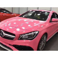 fényes rózsaszín autó vinil