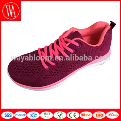 Women red lace up casual shoes