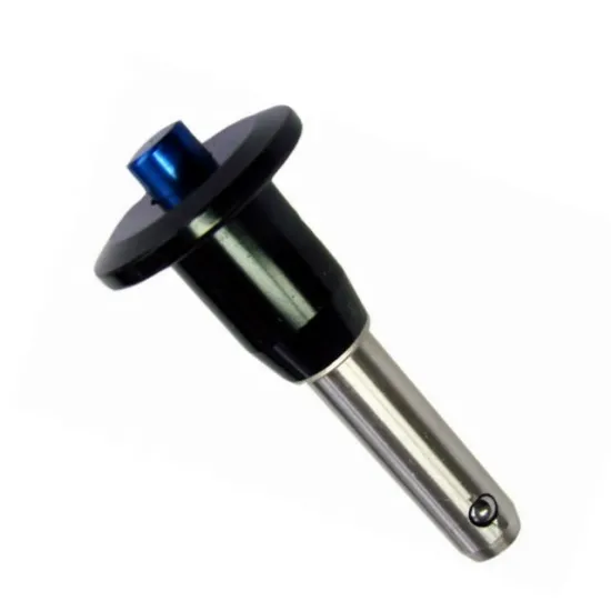 Customized Precision Black Anodized Quick Release Ball Lock Pin for Fitness Equipment