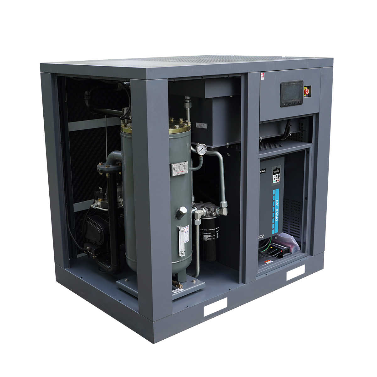 Low-pressure screw air compressor