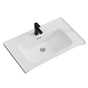 Rectangular Stone Wash Hand Basin with Single-Hole Faucet for Hotel Kitchens - Cheap Price