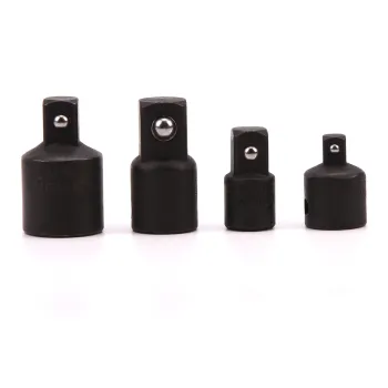 3/8 to 1/2 Inch Black Silver Ratchet Socket Adapter