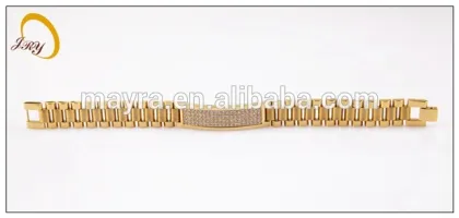 gold plate bracelet jewelry fashion stainless steel jewelry