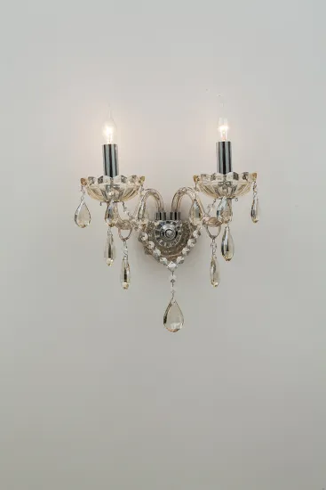 European Style Modern Living Room Crystal Wall Lamps