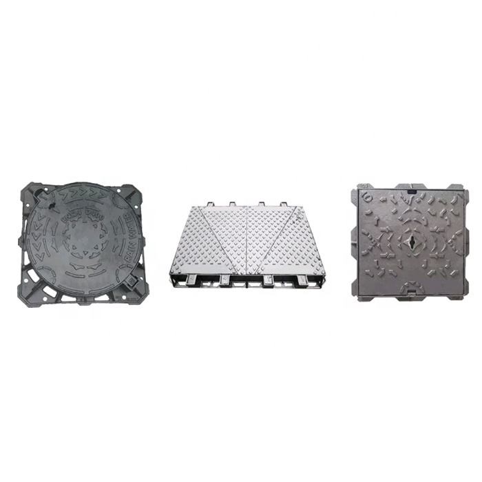 Square manhole cover frame