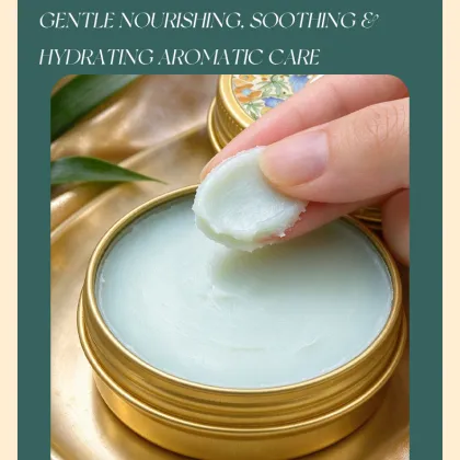 Orchid Solid Perfume Ointment, Elegant Orchid Floral Scent Balm, Moisturizing Hydrating Solid Fragrance Balm, Portable Pocket Pe