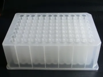 96 well round hole deep well plate manufacturer 1.2ml