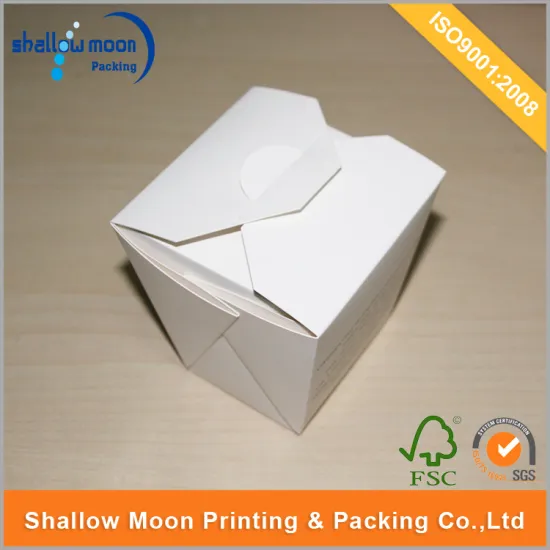 pure white cake packaging paper box without handle