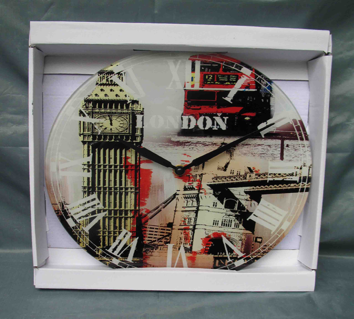 Dragonfly Glass Gift Decorate Clock