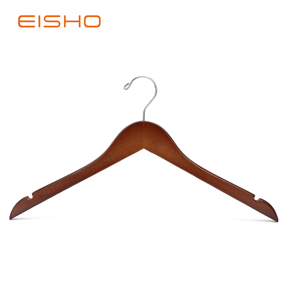 Ewh0014wood Hanger Shirt Hanger Coat Hanger Wooden Clothes Hanger