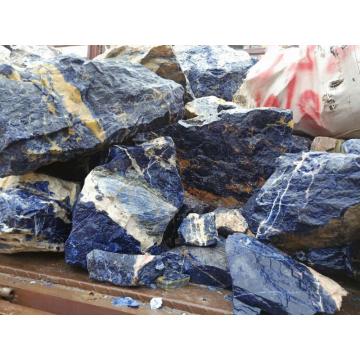 Petits blocs de sodalite bleu semi-précieux