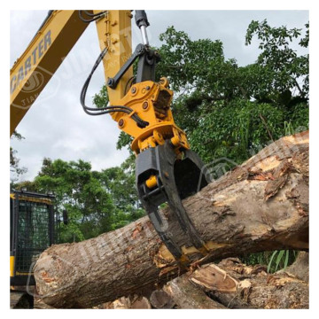 Excavator Wood Grapple Attachments: Rotating Wood Grapples for Excavators
