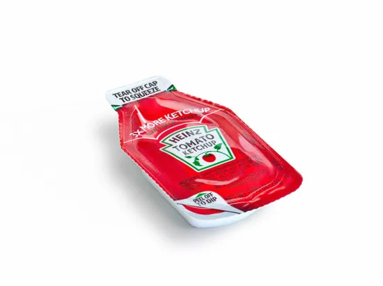 High Temperature Plastic Standing Retort Pouch Bag For Ketchup For Daily Chemical Products