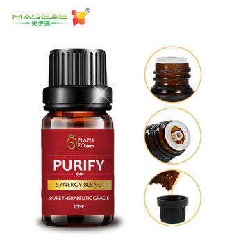 custom label purify blend oil pure and natural organic