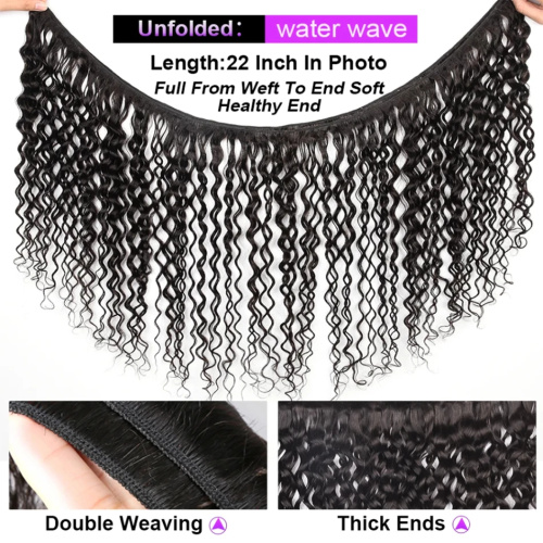 brazilian virgin human hair bundles warer wave